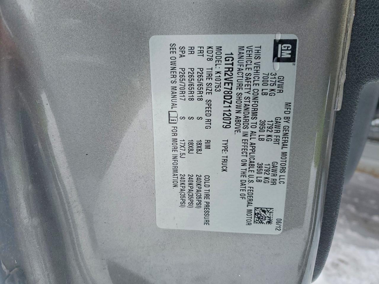 2013 GMC Sierra K1500 sle