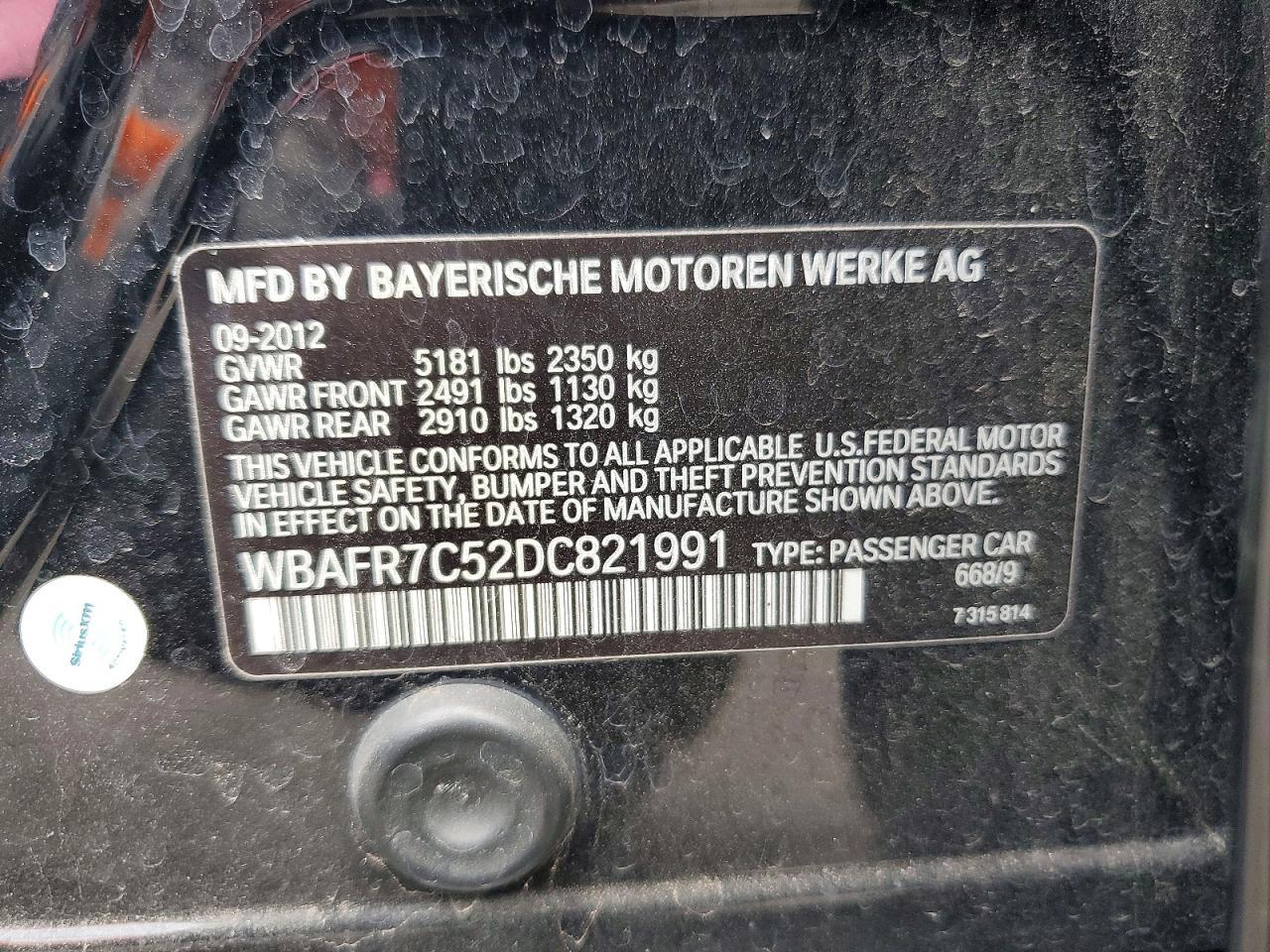 2013 BMW 535 i