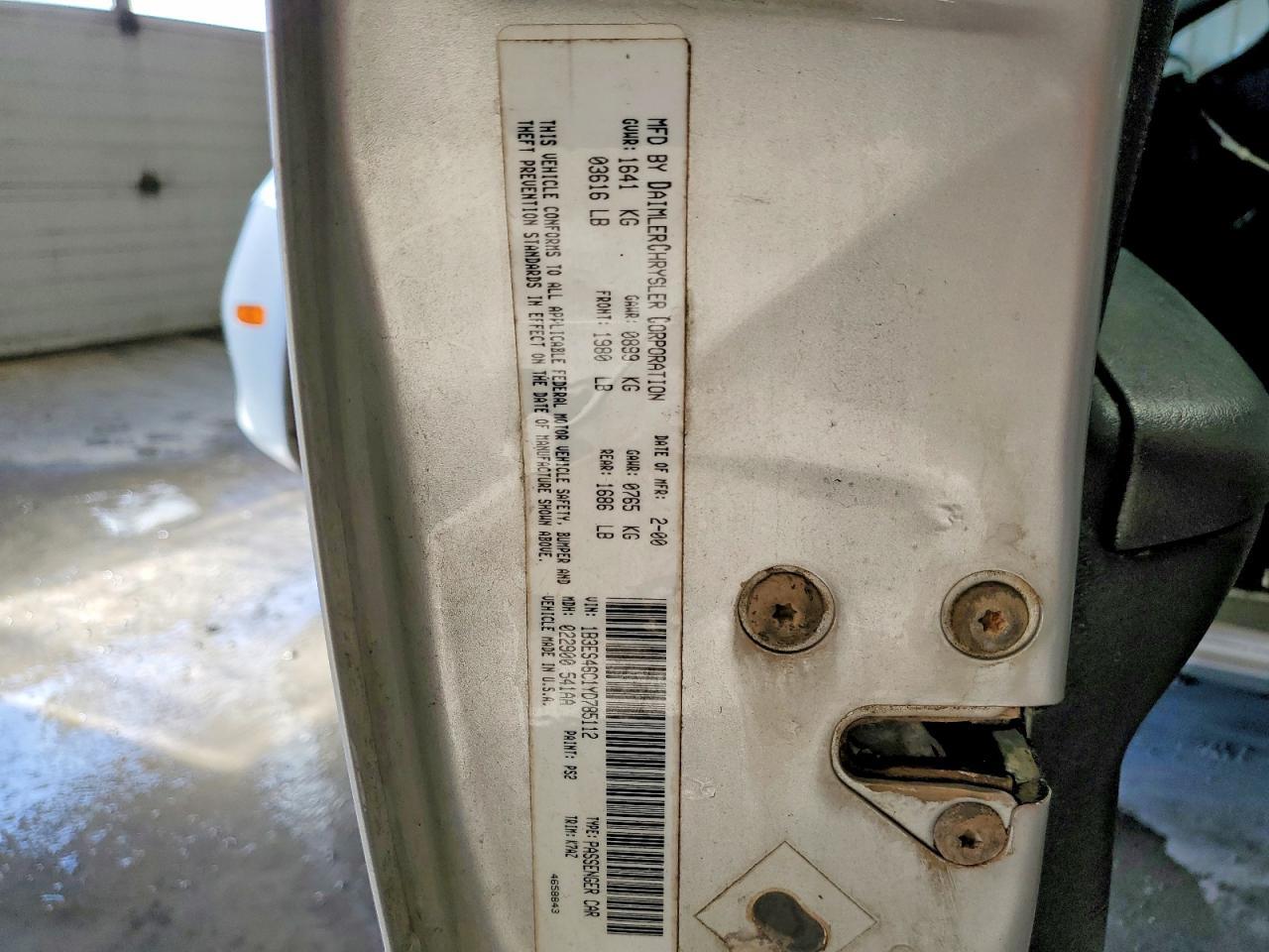 2000 Dodge Neon Base