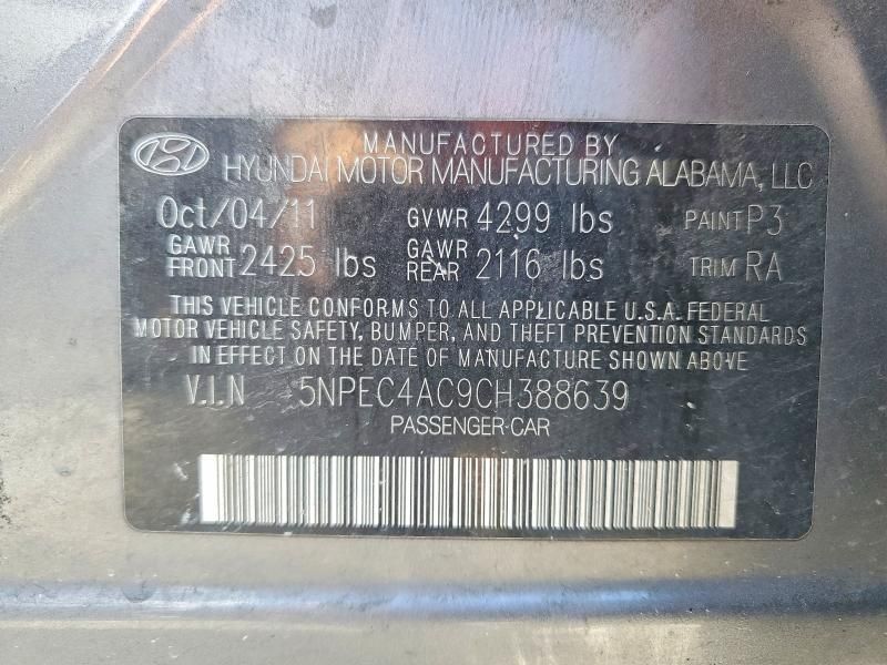 2012 Hyundai Sonata se