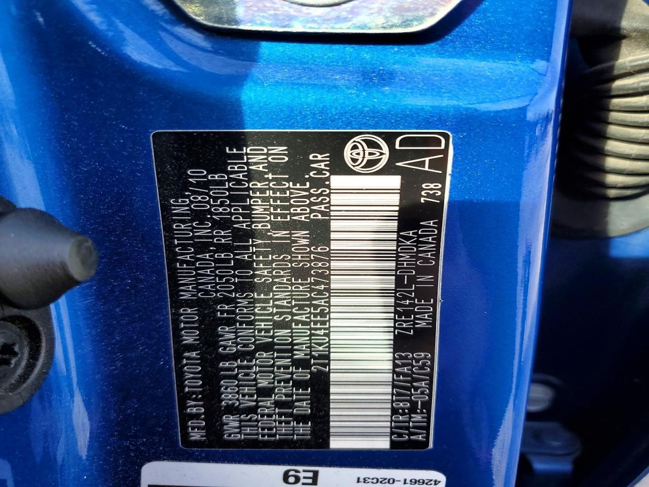 2010 Toyota Corolla Matrix