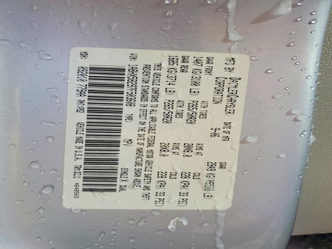 2007 Chrysler Aspen Limited