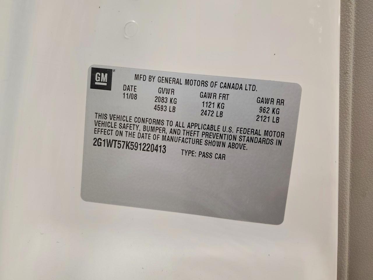 2009 Chevrolet Impala 1LT