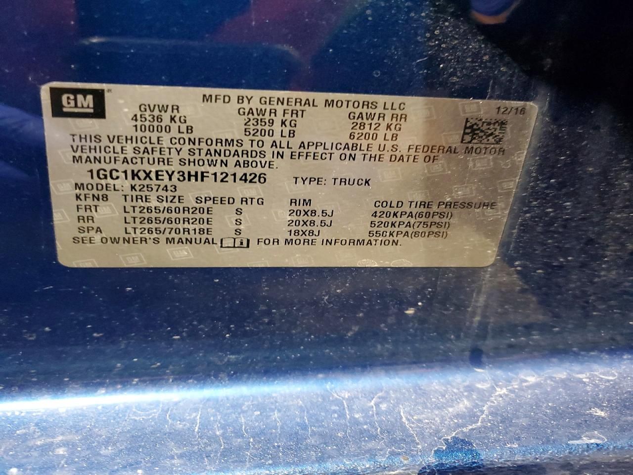 2017 Chevrolet Silverado K2500 High Country