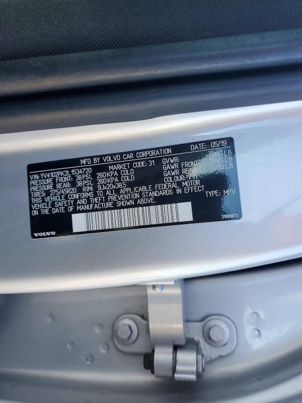 2020 Volvo Xc90 T5 Momentum