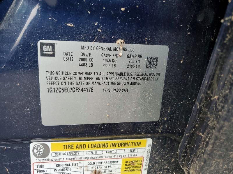 2012 Chevrolet Malibu 1LT