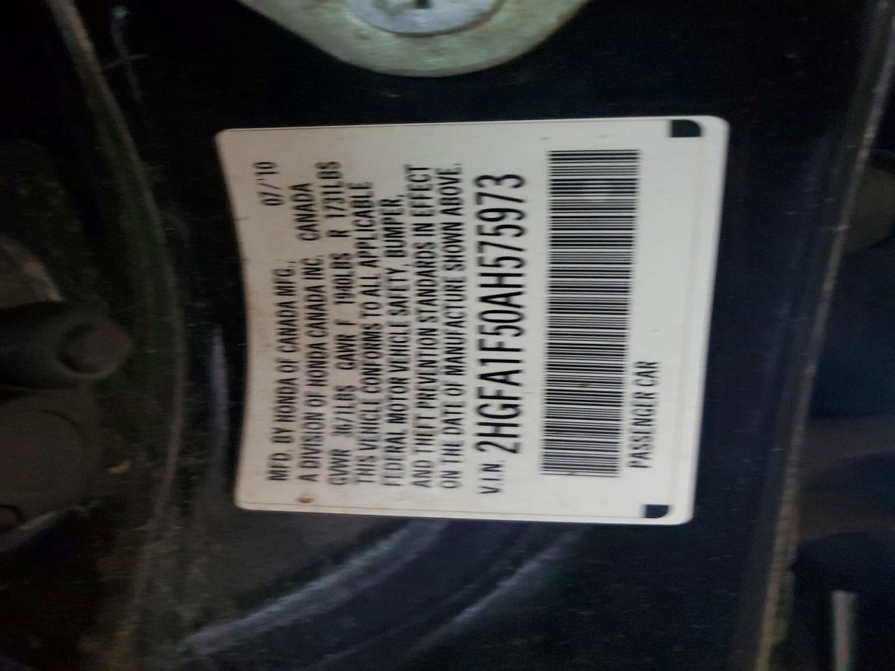 2010 Honda Civic lx