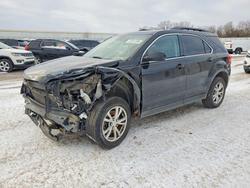 2016 Chevrolet Equinox lt en venta en Davison, MI
