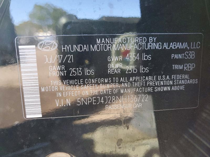 2022 Hyundai Sonata sel Plus