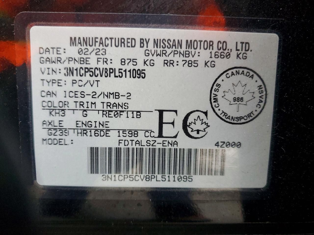 2023 Nissan Kicks sv