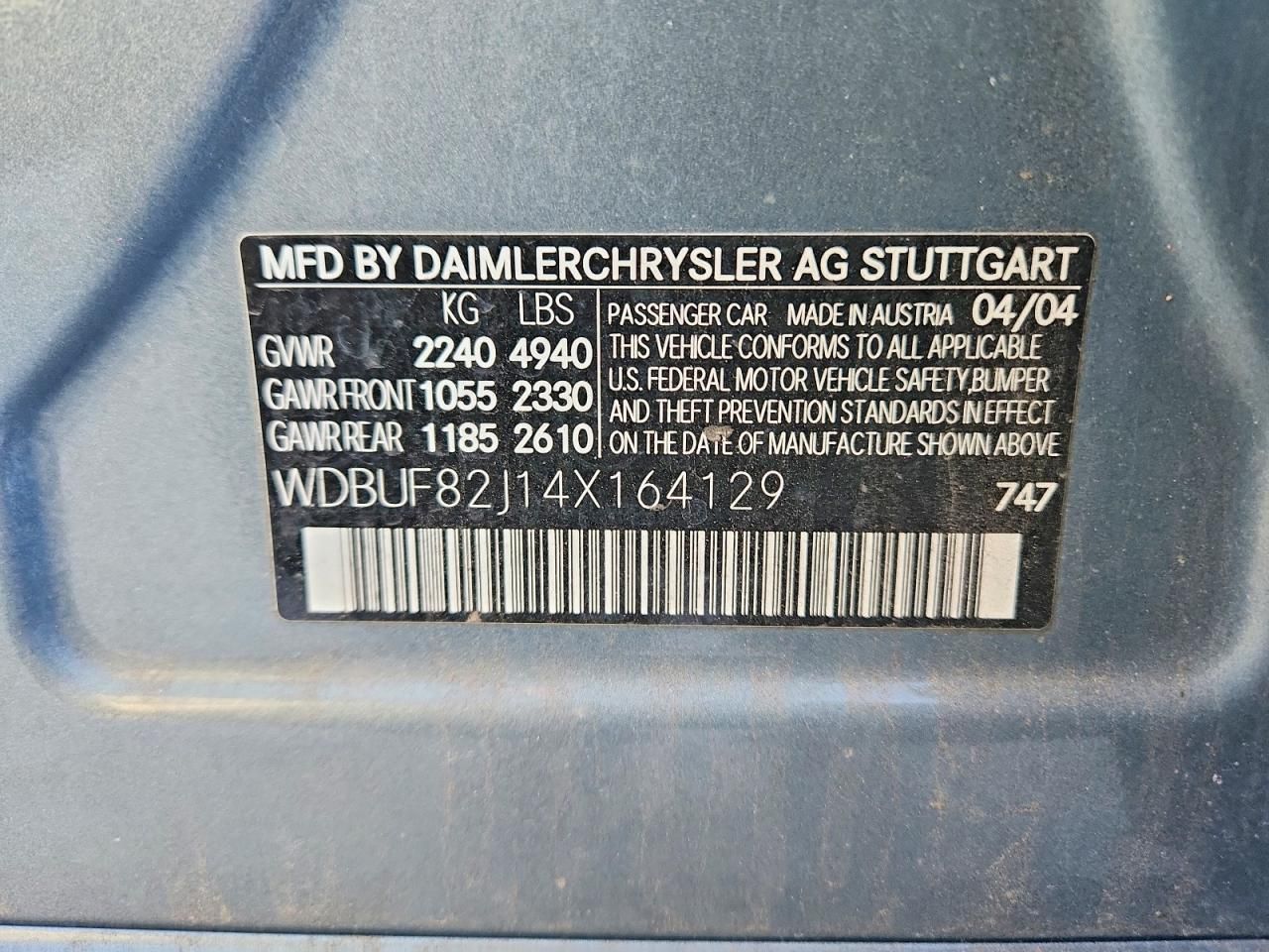 2004 Mercedes-Benz E 320 4matic