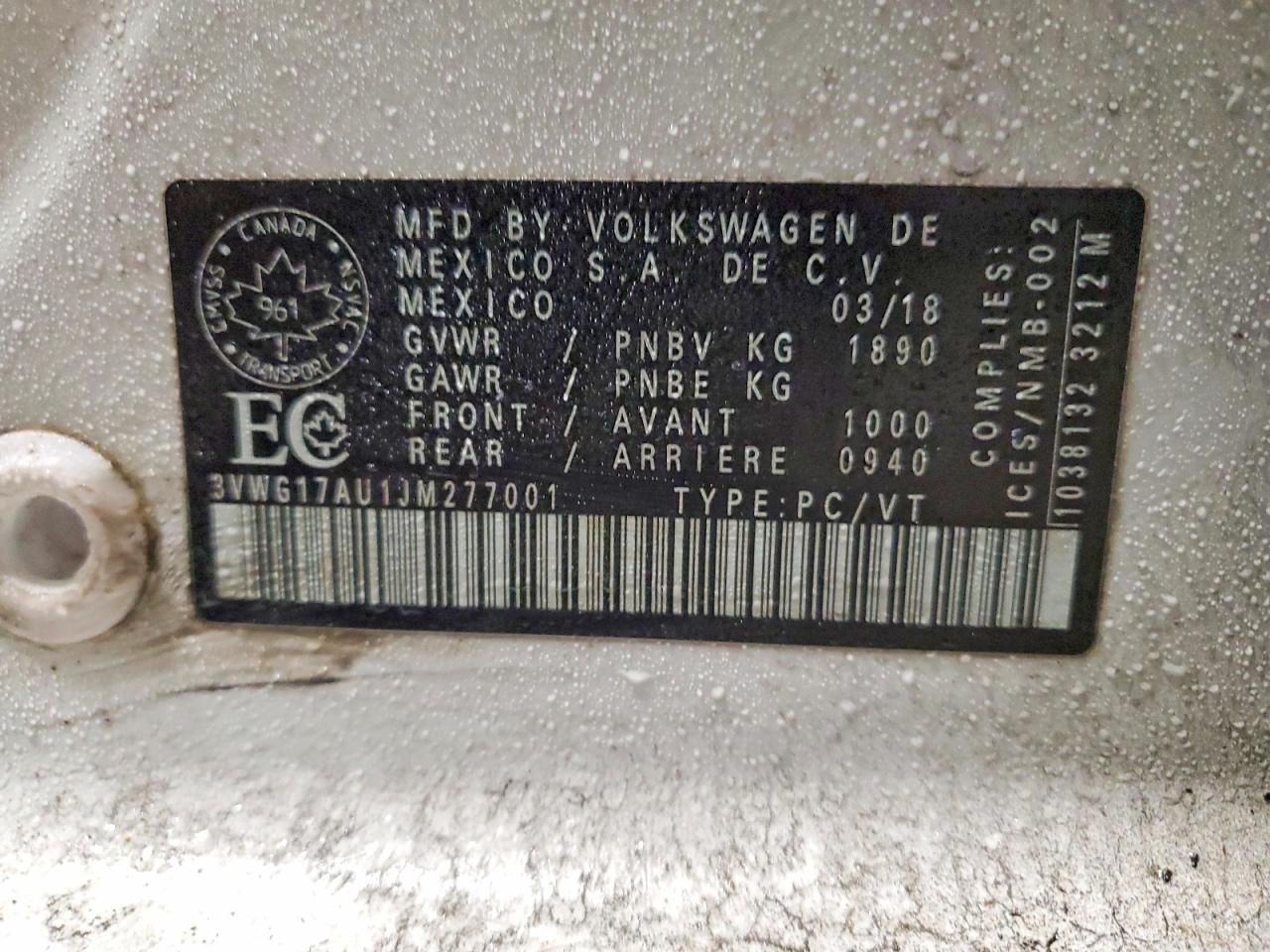 2018 Volkswagen Golf s