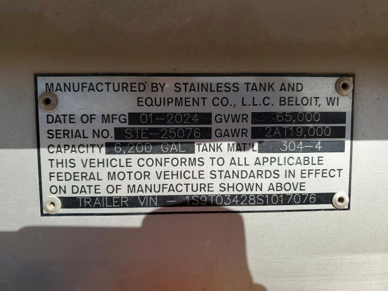 2025 Stainless 2025 Saon Unknown-Tank Trailer