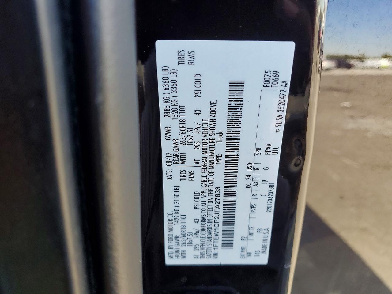 2018 Ford F150 Supercrew