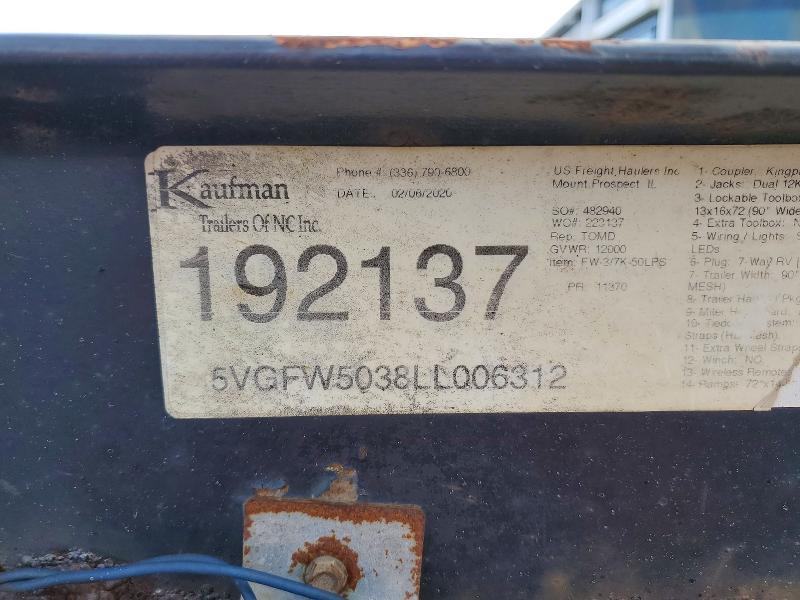 2020 Kaufman Car Carrier