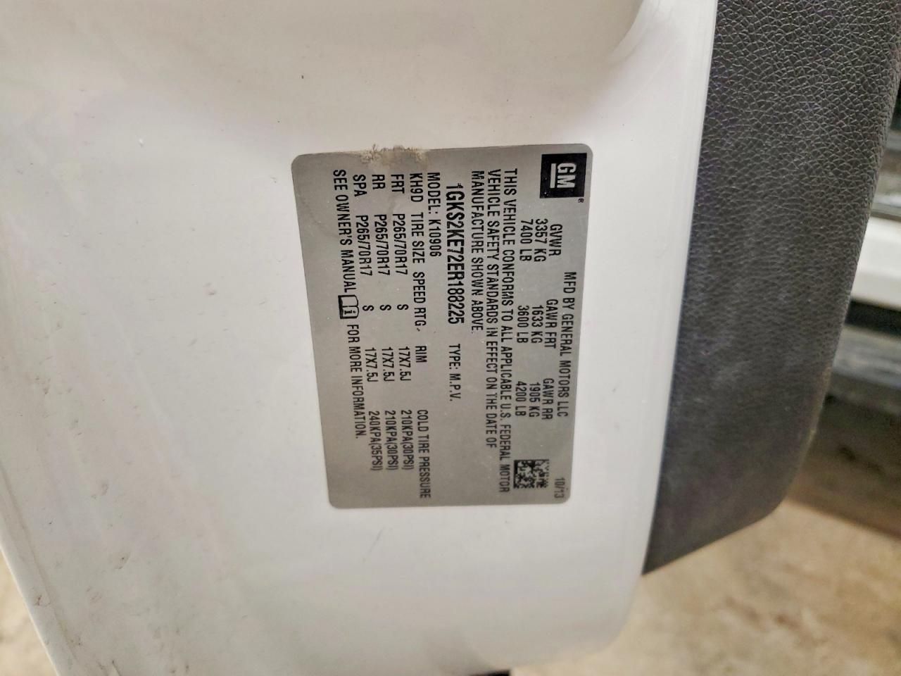 2014 GMC Yukon xl K1500 slt