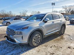 Hyundai salvage cars for sale: 2021 Hyundai Santa fe Blue