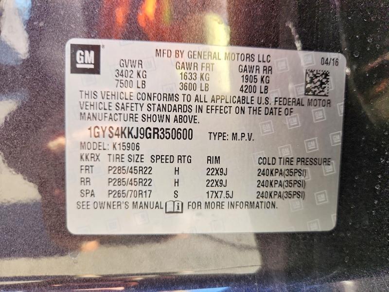 2016 Cadillac Escalade esv Platinum