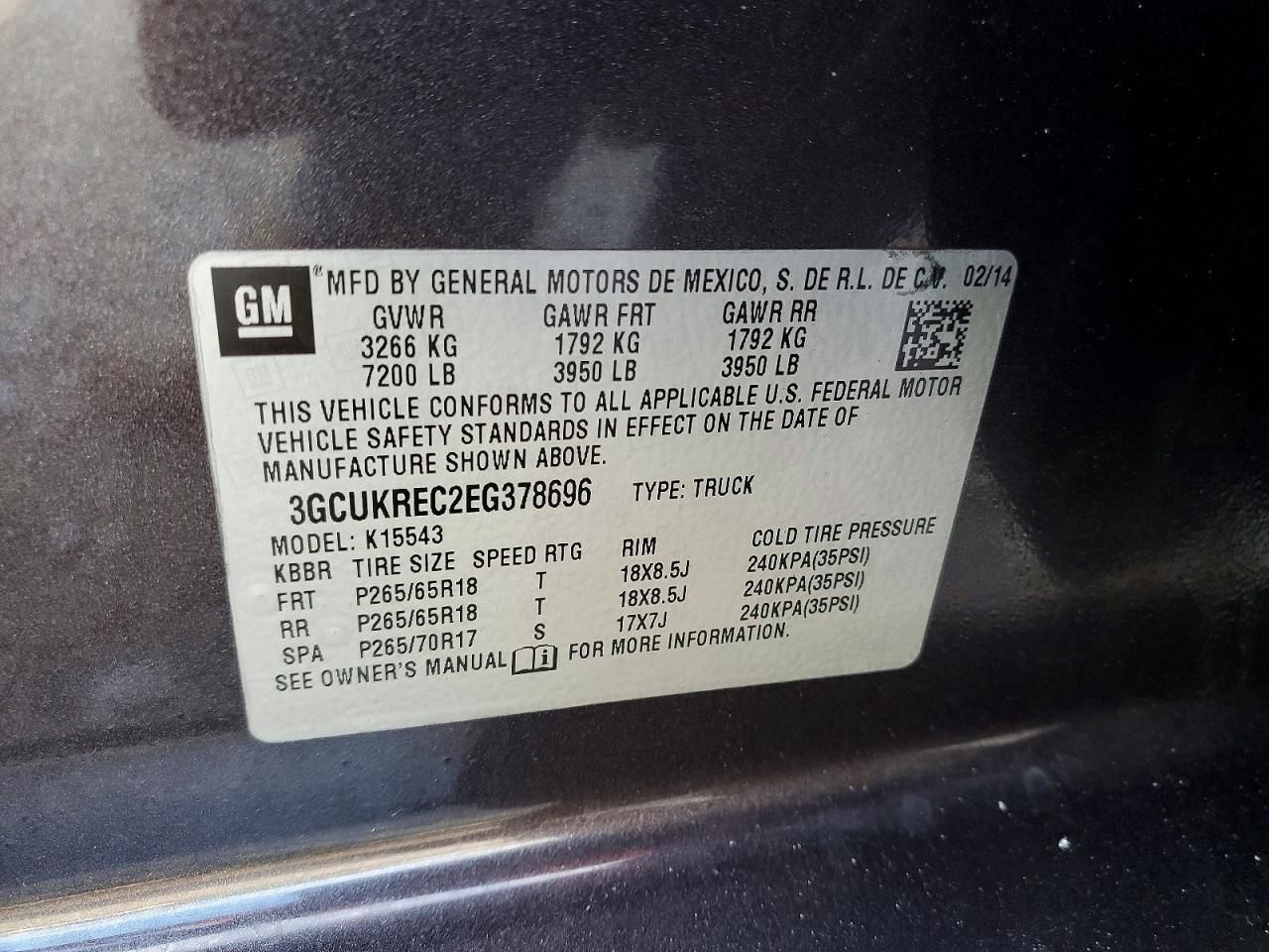 2014 Chevrolet Silverado K1500 LT