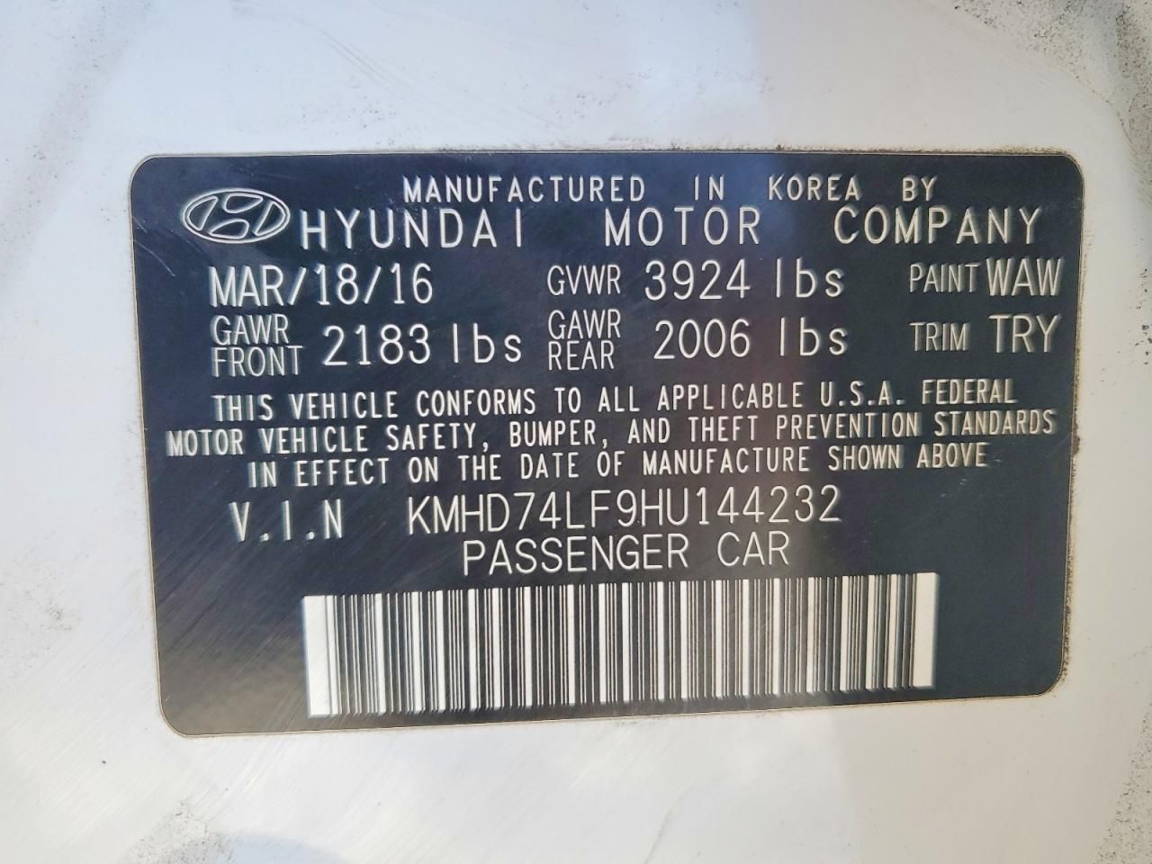 2017 Hyundai Elantra se