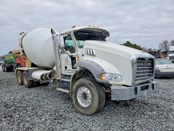 Salvage trucks for sale at Dunn, NC auction: 2018 Mack GU813 Ready MIX Truck