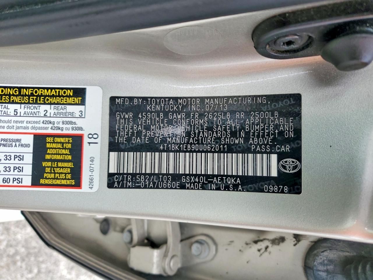 2013 Toyota Avalon Base