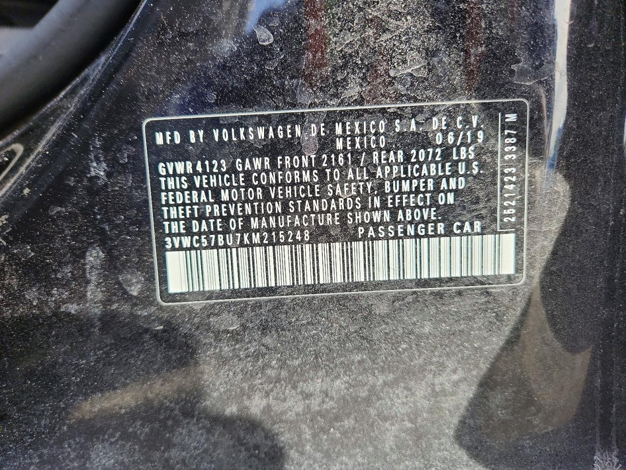 2019 Volkswagen Jetta s