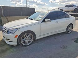 Mercedes-Benz C-class salvage cars for sale: 2011 Mercedes-Benz C 350