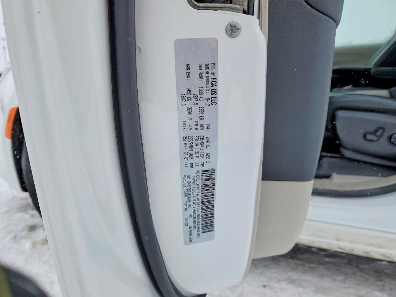 2018 Chrysler Pacifica Touring l