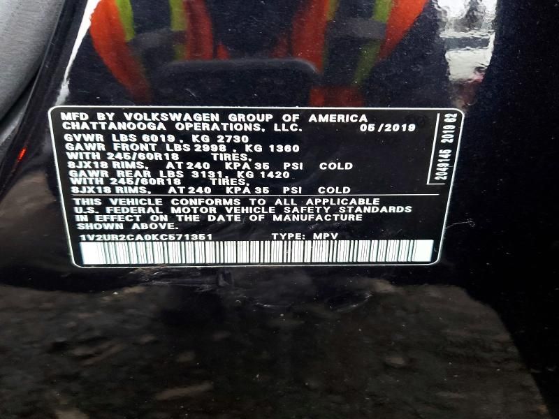 2019 Volkswagen Atlas se