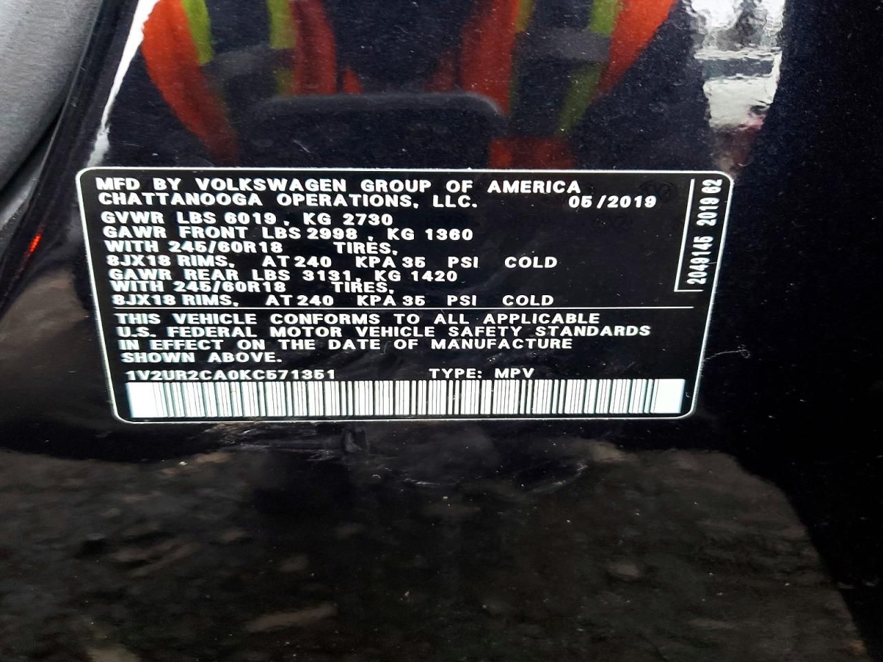 2019 Volkswagen Atlas se