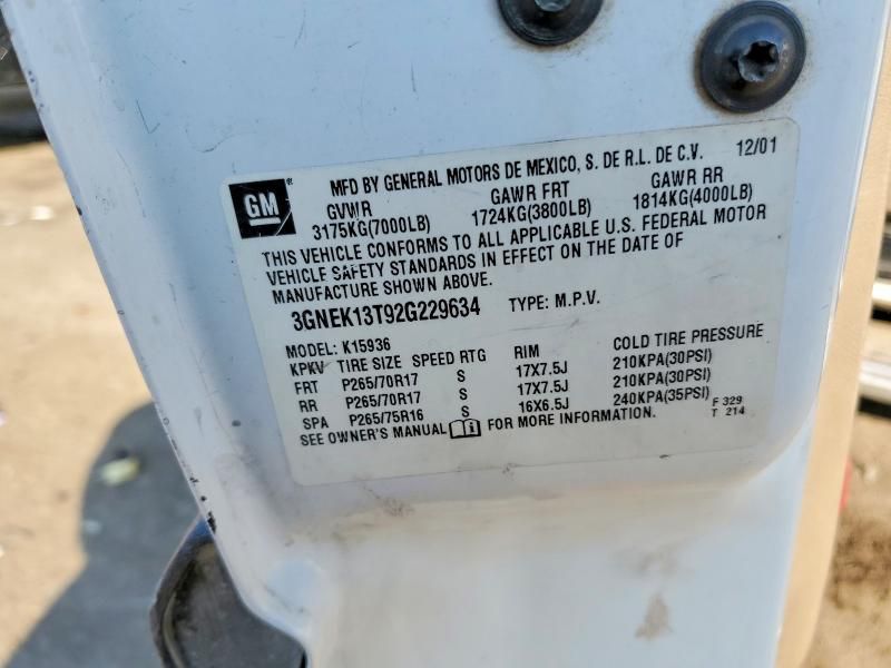 2002 Chevrolet Avalanche K1500