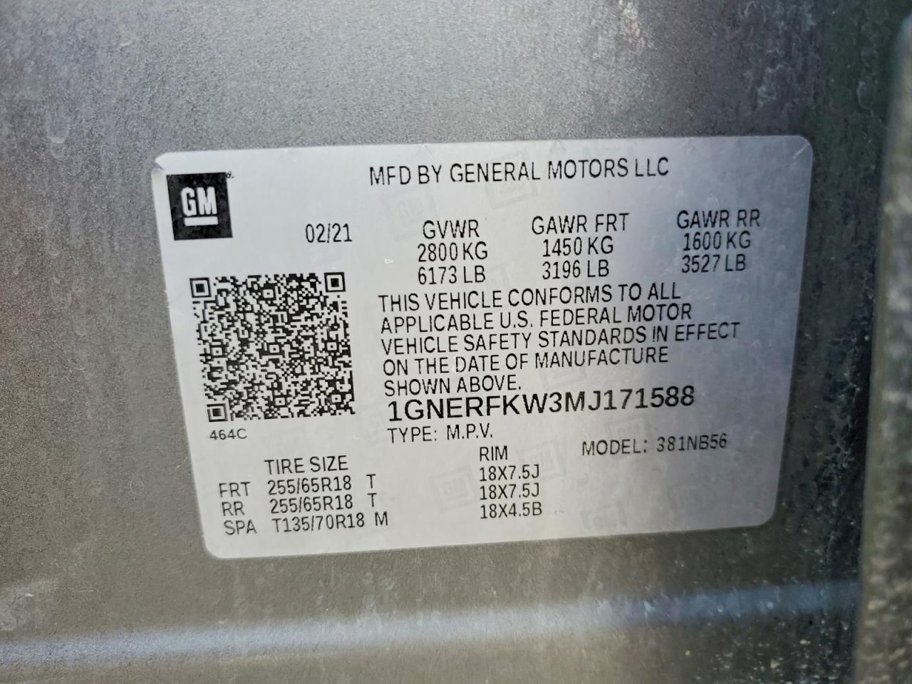 2021 Chevrolet Traverse ls