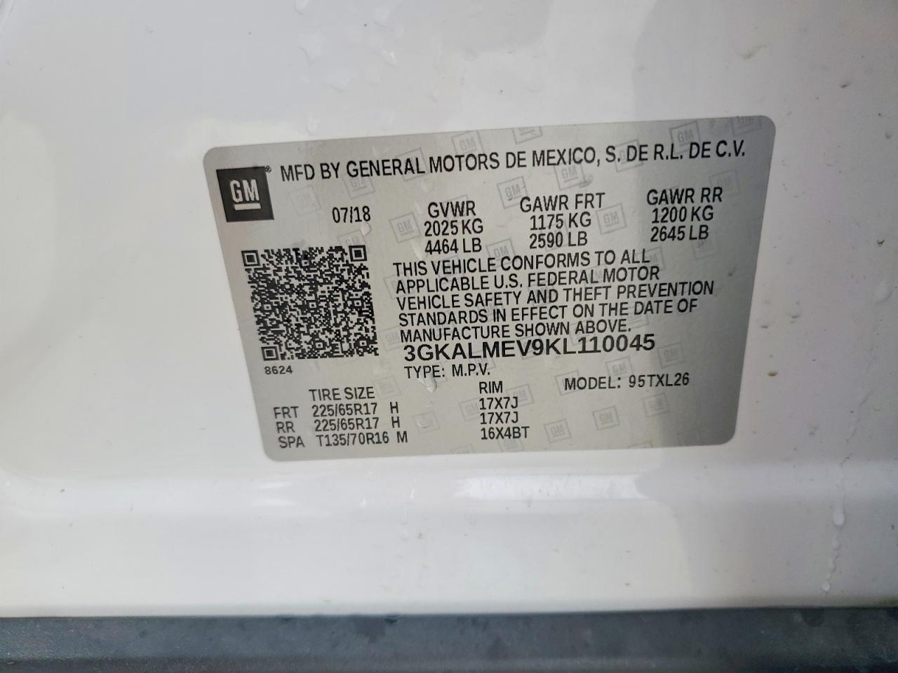 2019 GMC Terrain sle