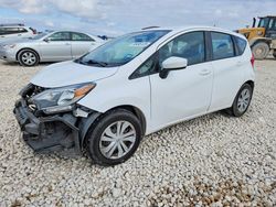 2019 Nissan Versa Note s en venta en Taylor, TX