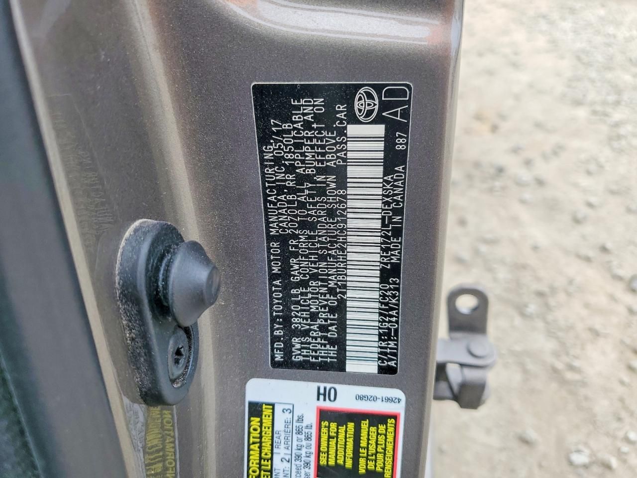 2017 Toyota Corolla l