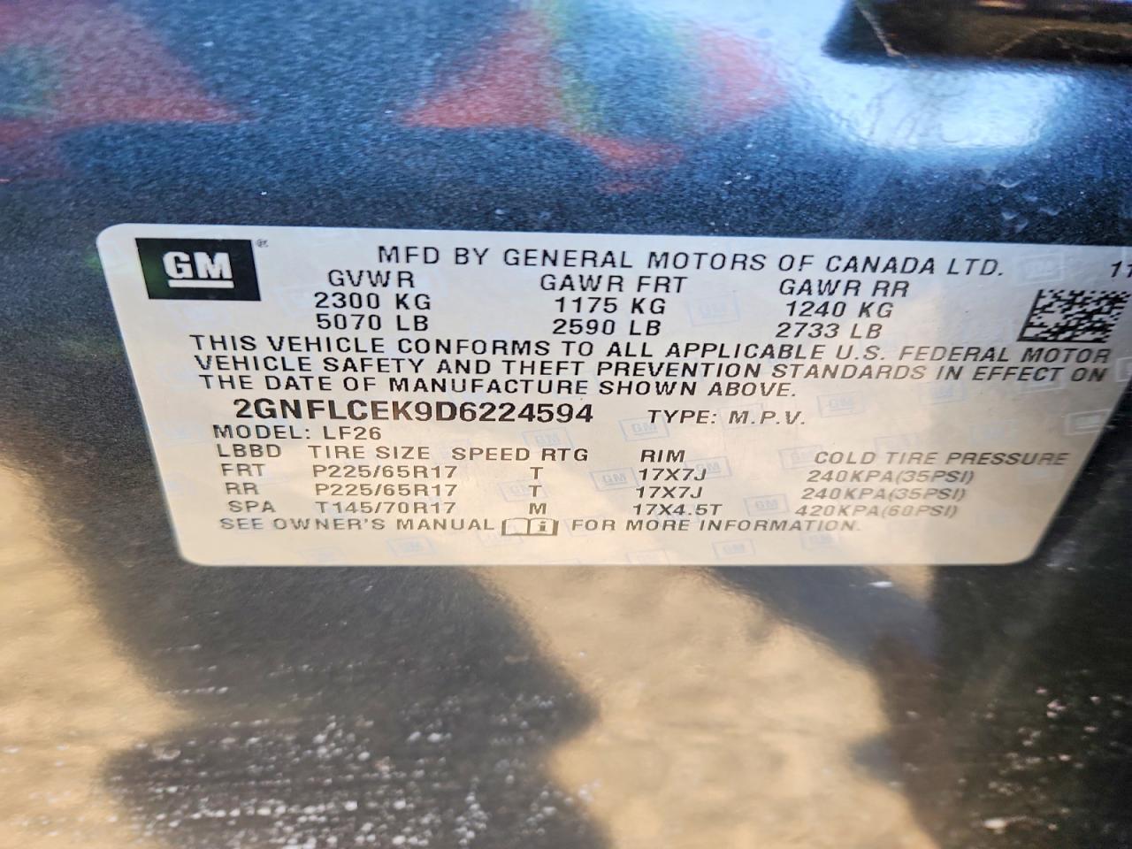 2013 Chevrolet Equinox ls