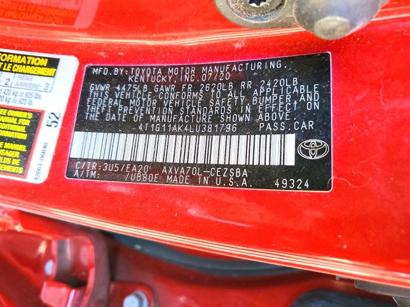 2020 Toyota Camry se