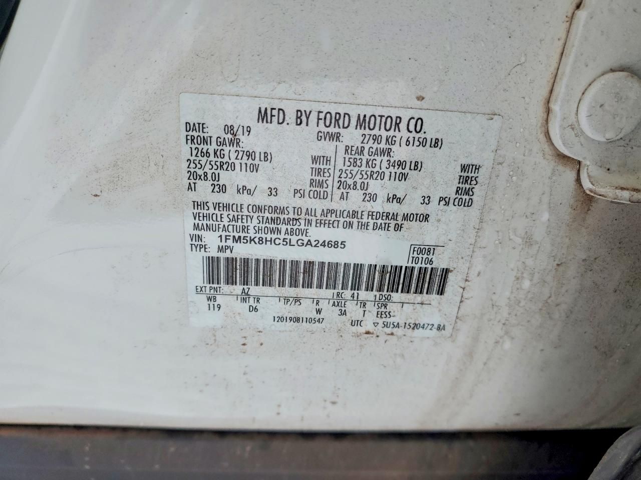 2020 Ford Explorer Platinum