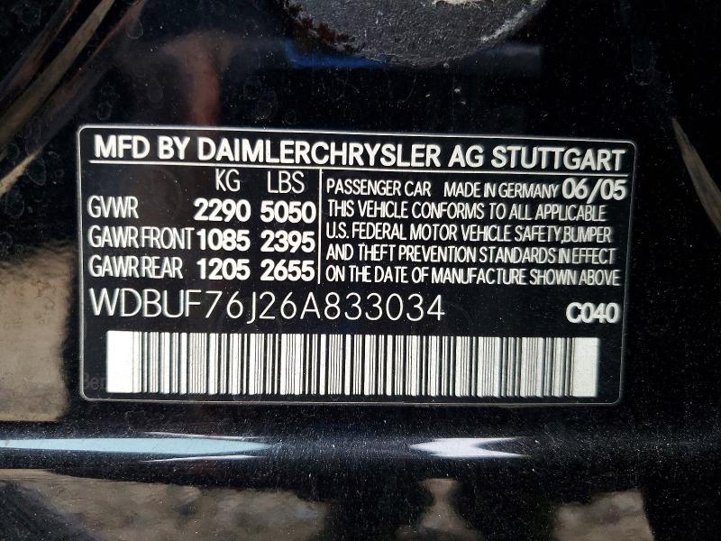 2006 Mercedes-Benz E 55 amg