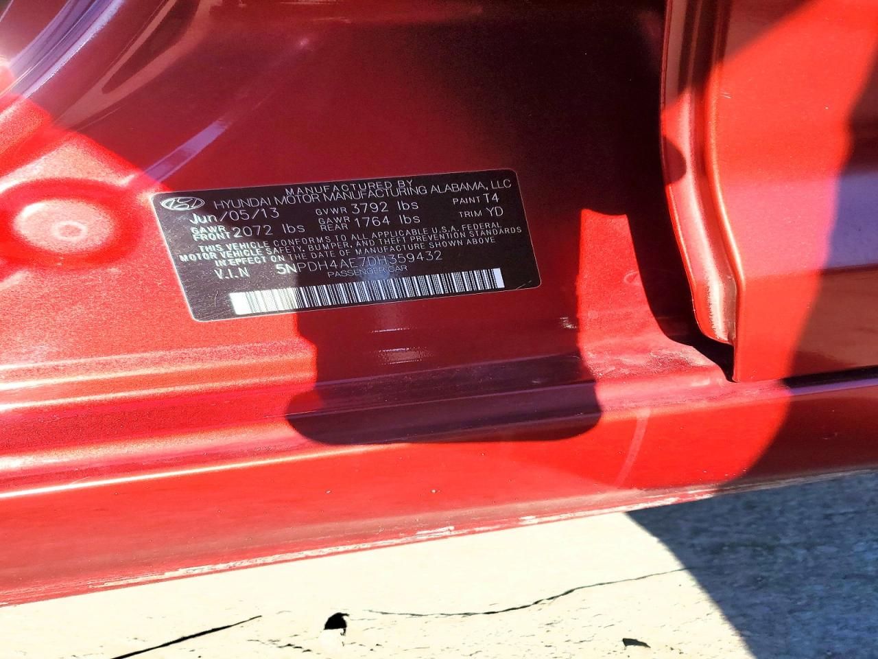 2013 Hyundai Elantra gls