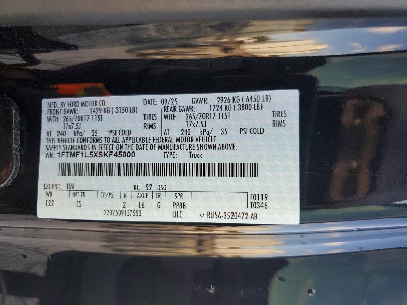 2025 Ford F150 xl