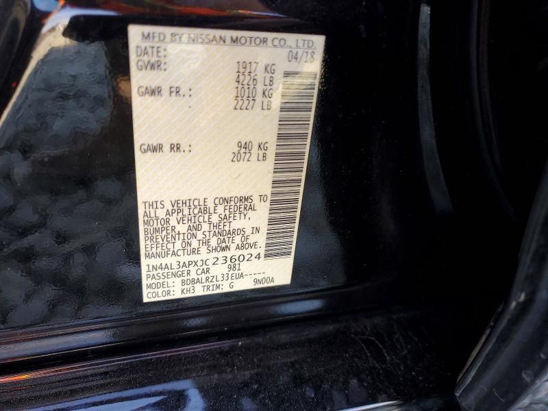 2018 Nissan Altima 2.5