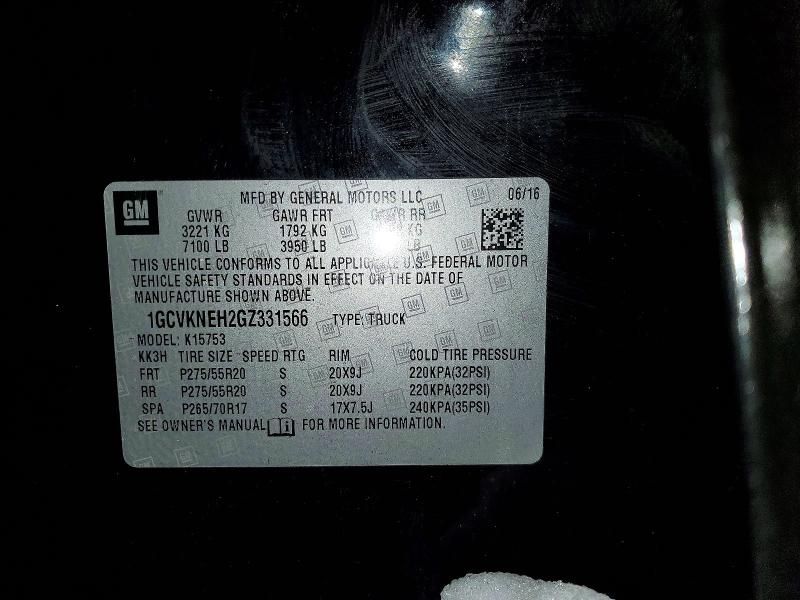 2016 Chevrolet Silverado K1500