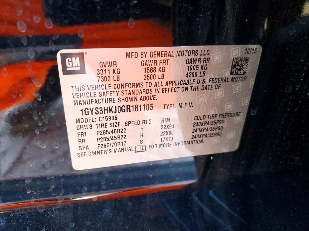 2016 Cadillac Escalade esv Luxury