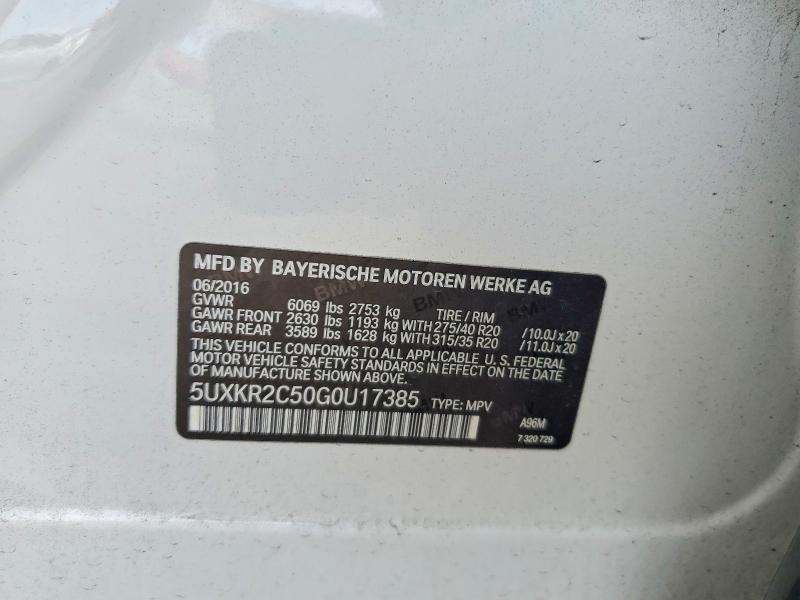2016 BMW X5 Sdrive35i