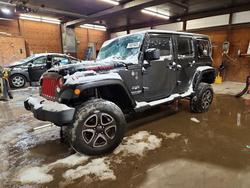 Jeep salvage cars for sale: 2018 Jeep Wrangler Unlimited Sahara