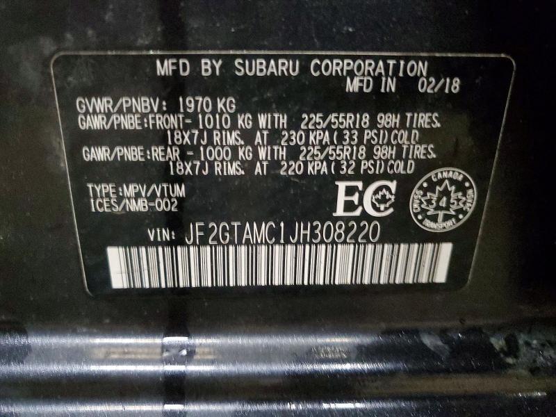 2018 Subaru Crosstrek Limited