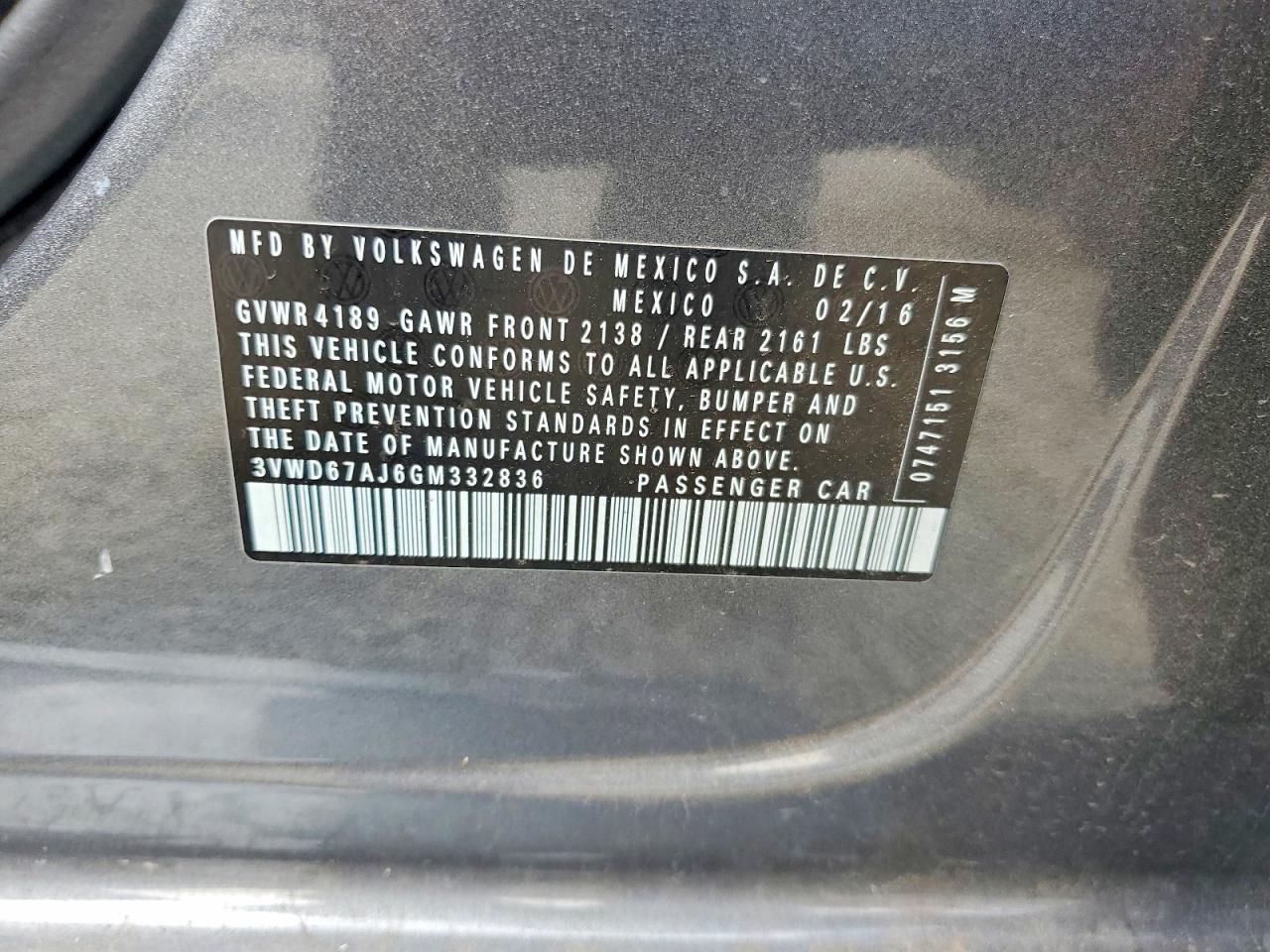 2016 Volkswagen Jetta se