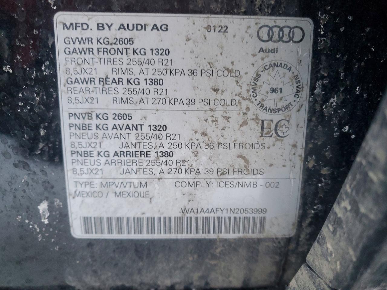 2022 Audi SQ5 Premium